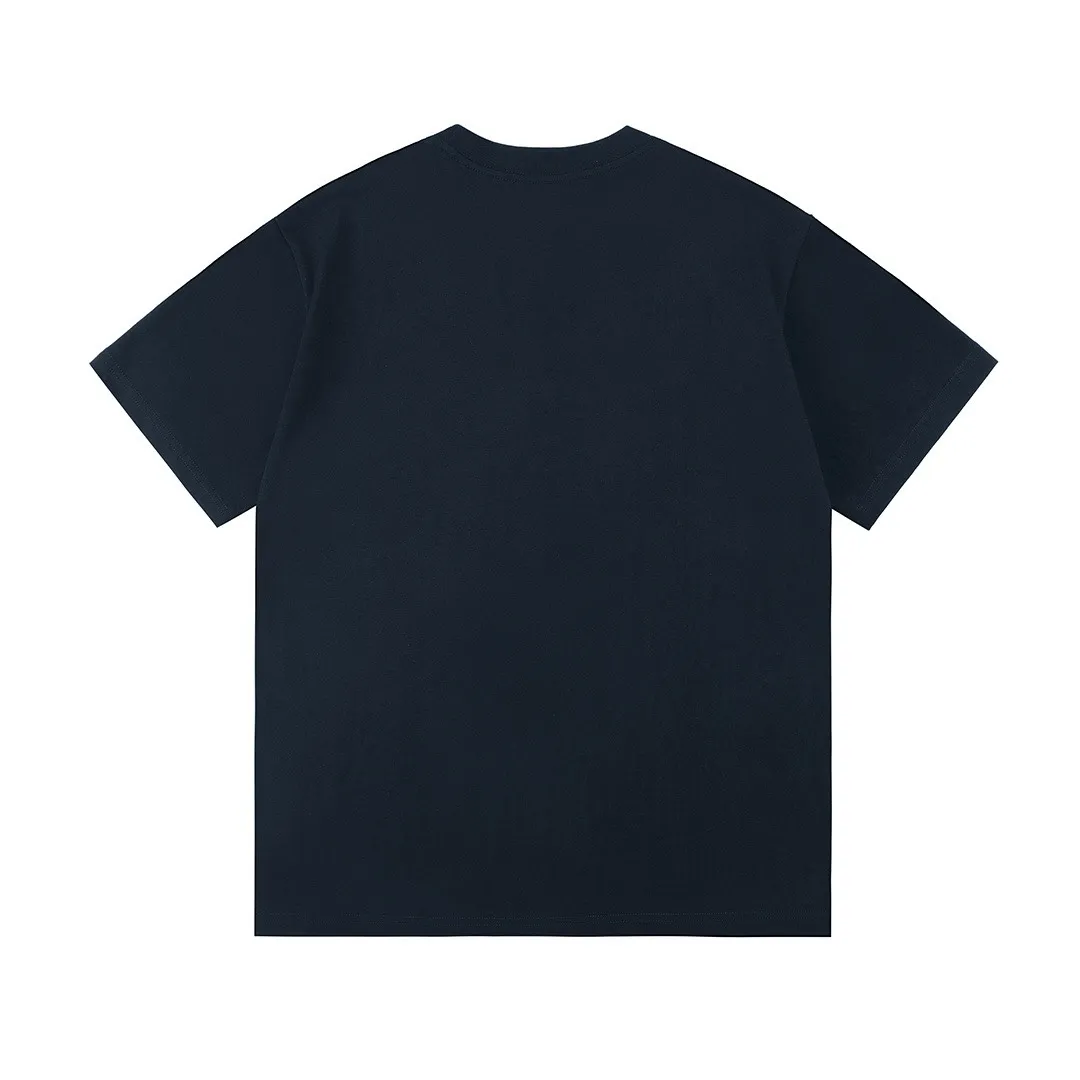 Acne Studios 2026 New Arrival logo Same Style t 100％ 32 ：Dark Blue Size：XS S M L